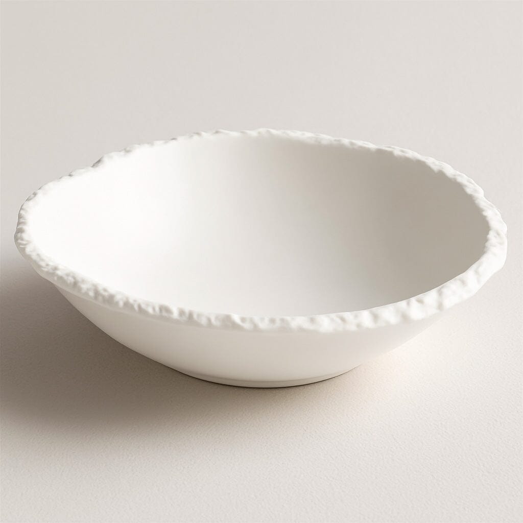Bowl de Cerâmica com Borda Rústica e Design Orgânico Bowl de Cerâmica com Borda Rústica e Design Orgânico Doca 20 cm de diâmetro