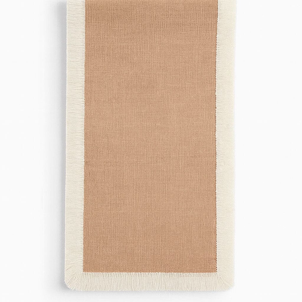 Caminho de Mesa de Linho com Borda Desfiada Caminho de Mesa de Linho com Borda Desfiada Doca