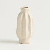 Castiçais de Cerâmica com Textura Orgânica Castiçais de Cerâmica com Textura Orgânica Doca Grande