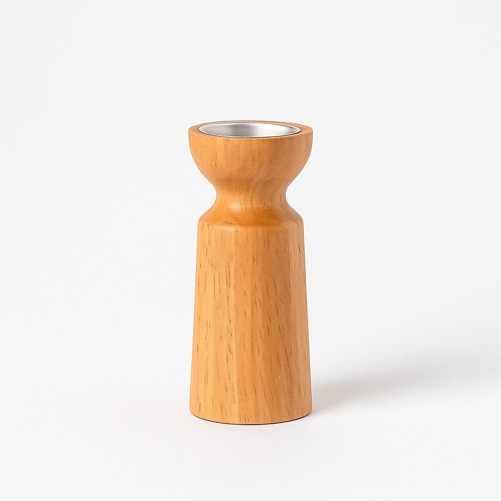 Castiçais de Madeira para Velas Conjunto com 3 Tamanhos Castiçais de Madeira para Velas Conjunto com 3 Tamanhos Doca Médio