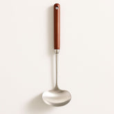 Colher Wok em Aço Inoxidável com Cabo de Madeira Colher Wok em Aço Inoxidável com Cabo de Madeira Doca