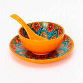 Conjunto de Louça em Cerâmica Colorida 3 Peças Conjunto de Louça em Cerâmica Colorida 3 Peças Doca
