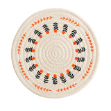 Descanso de Panela de Algodão com Estampa Floral Nórdica 4 Peças Descanso de Panela de Algodão com Estampa Floral Nórdica 4 Peças Doca 18cm - 4 Peças