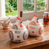 Porta Temperos de Cerâmica em Formato de Galinha Porta Temperos de Cerâmica em Formato de Galinha Doca