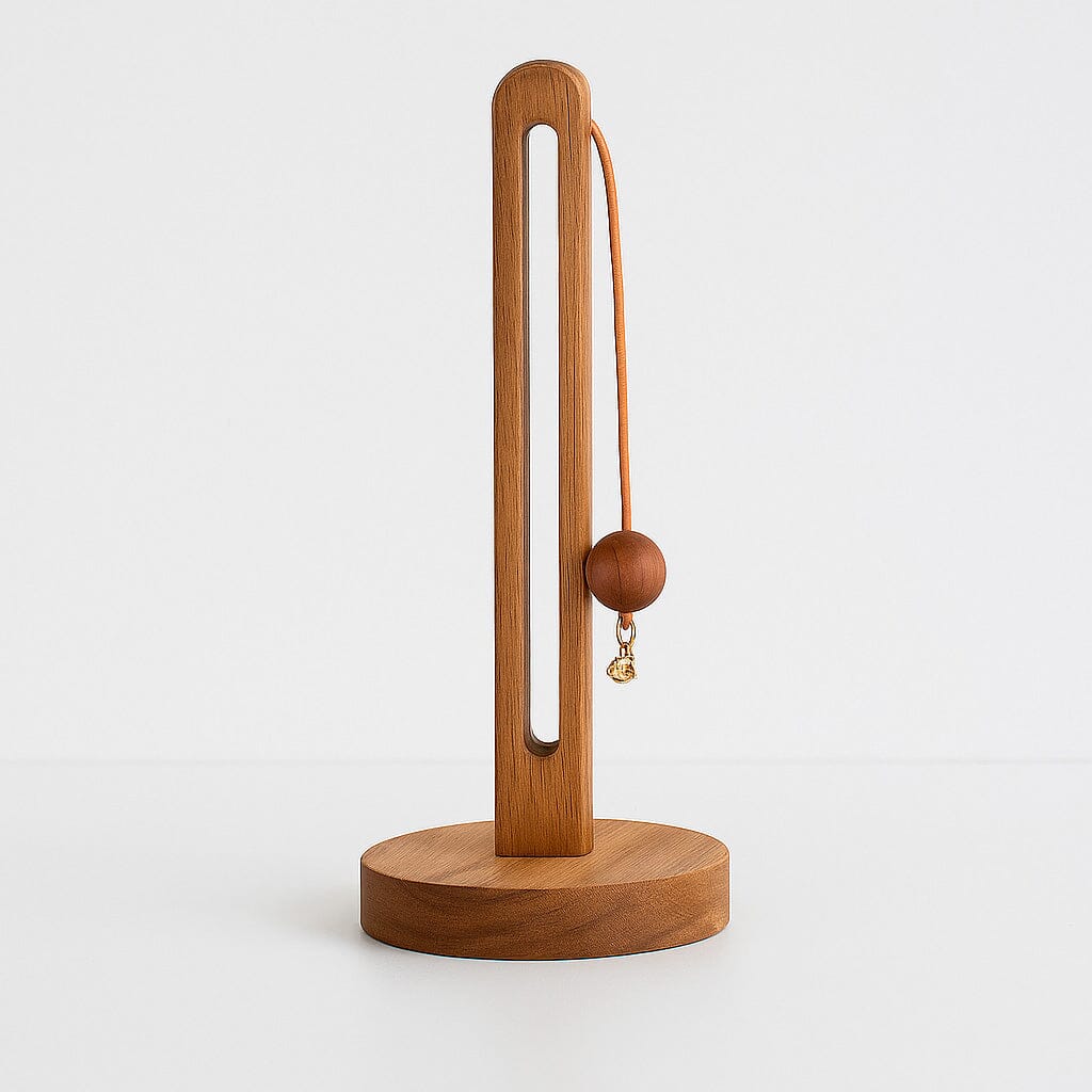 Suporte de Madeira para Papel Toalha com Esfera Decorativa Suporte de Madeira para Papel Toalha com Esfera Decorativa Doca