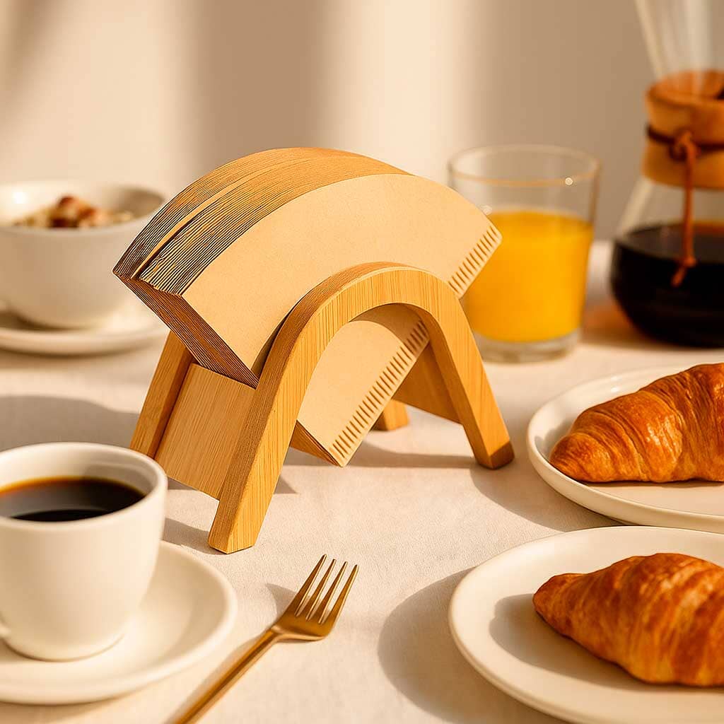 Suporte para Filtro de Café em Madeira Minimalista Suporte para Filtro de Café em Madeira Minimalista Doca