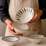 Tigela de Cerâmica Estampada Artesanal 700ml Tigela de Cerâmica Estampada Artesanal 700ml Doca