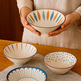 Tigela de Cerâmica Estampada Artesanal 700ml Tigela de Cerâmica Estampada Artesanal 700ml Doca