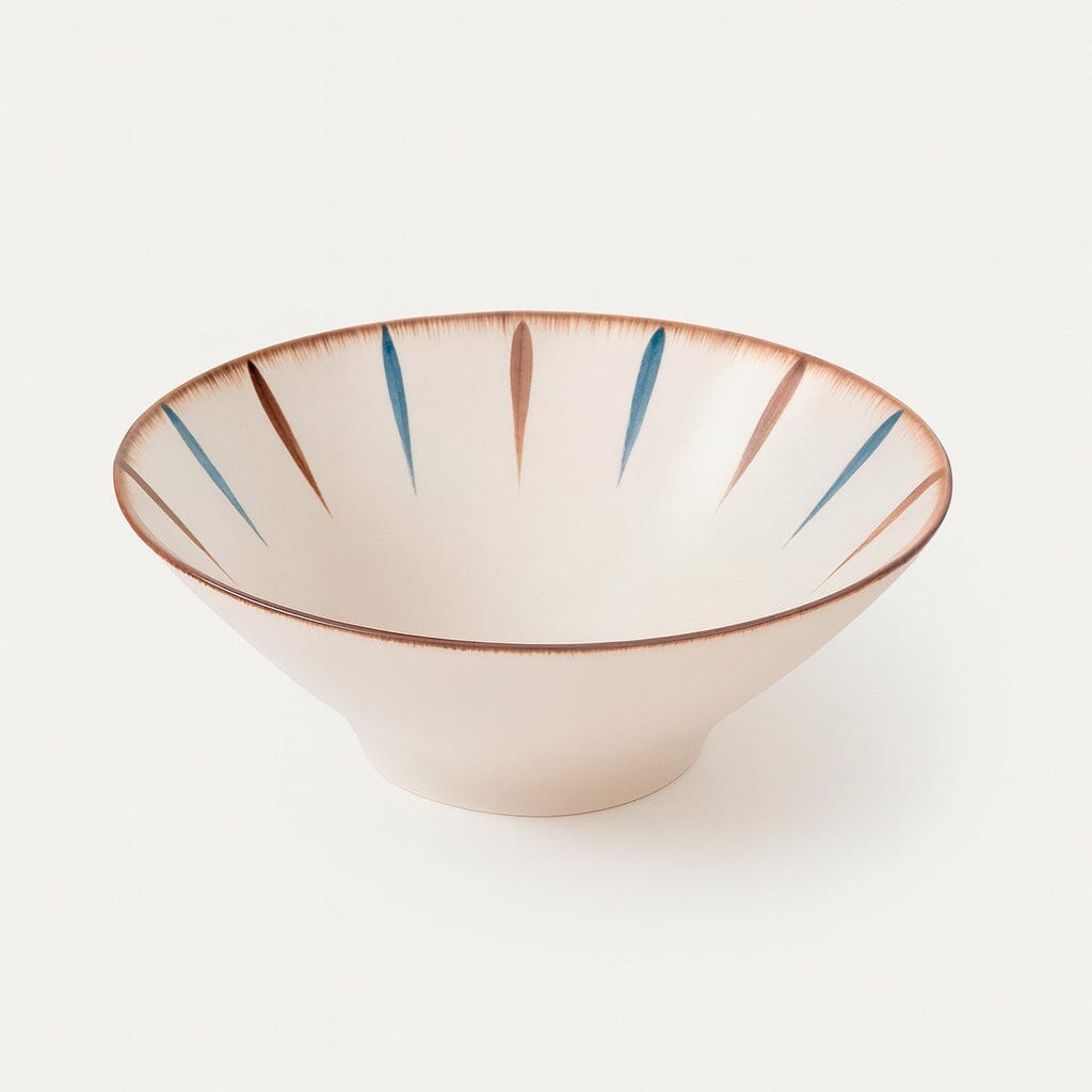 Tigela de Cerâmica Estampada Artesanal 700ml Tigela de Cerâmica Estampada Artesanal 700ml Doca Modelo 04