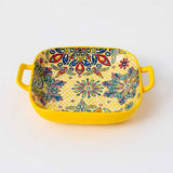 Travessa de Cerâmica Decorada com Alças Travessa de Cerâmica Decorada com Alças Doca