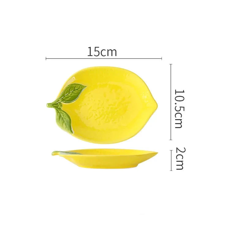 Travessa Cerâmica Lemon Doca House Lemon dish