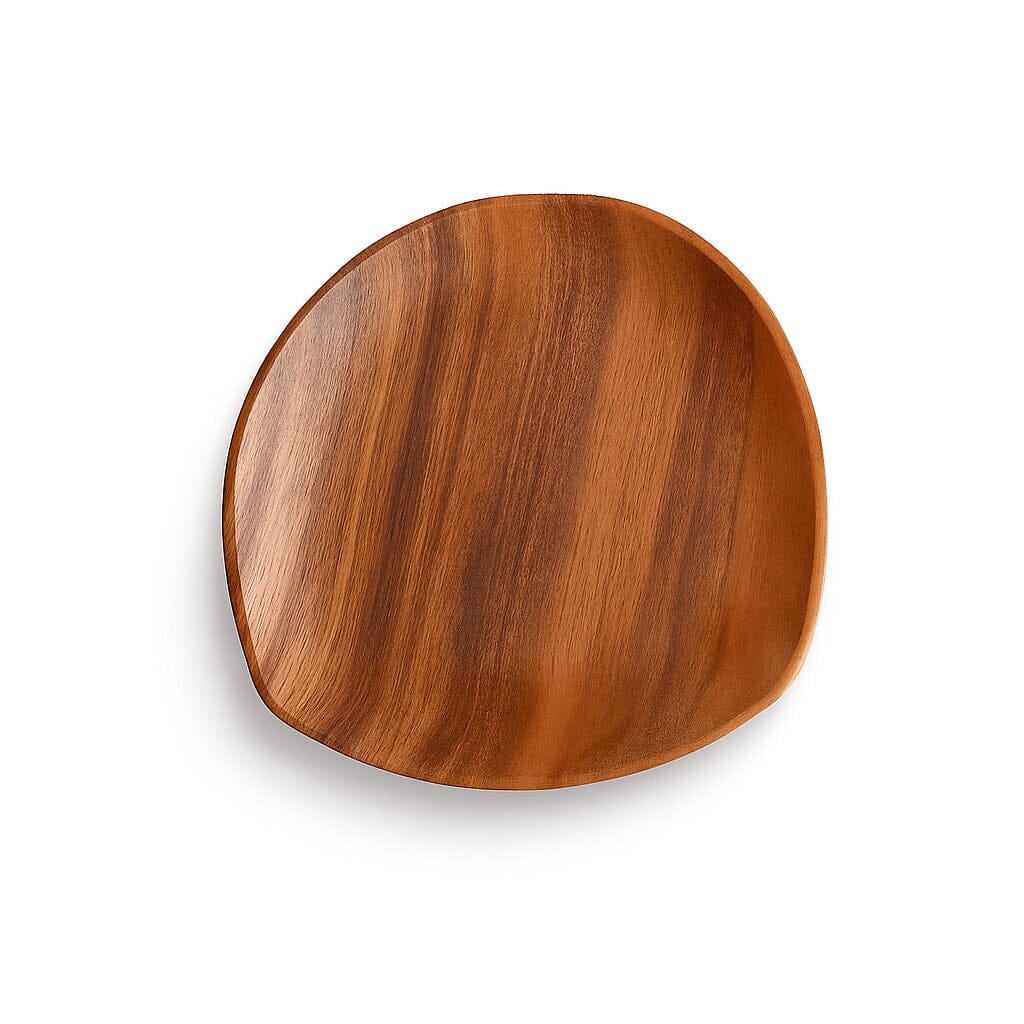 Travessa de Madeira Artesanal para Servir Travessa de Madeira Artesanal para Servir Doca 20x19.3cm