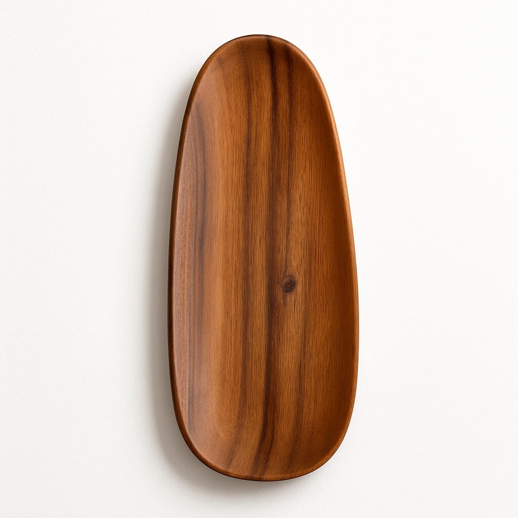 Travessa de Madeira Artesanal para Servir Travessa de Madeira Artesanal para Servir Doca 30x11.5cm