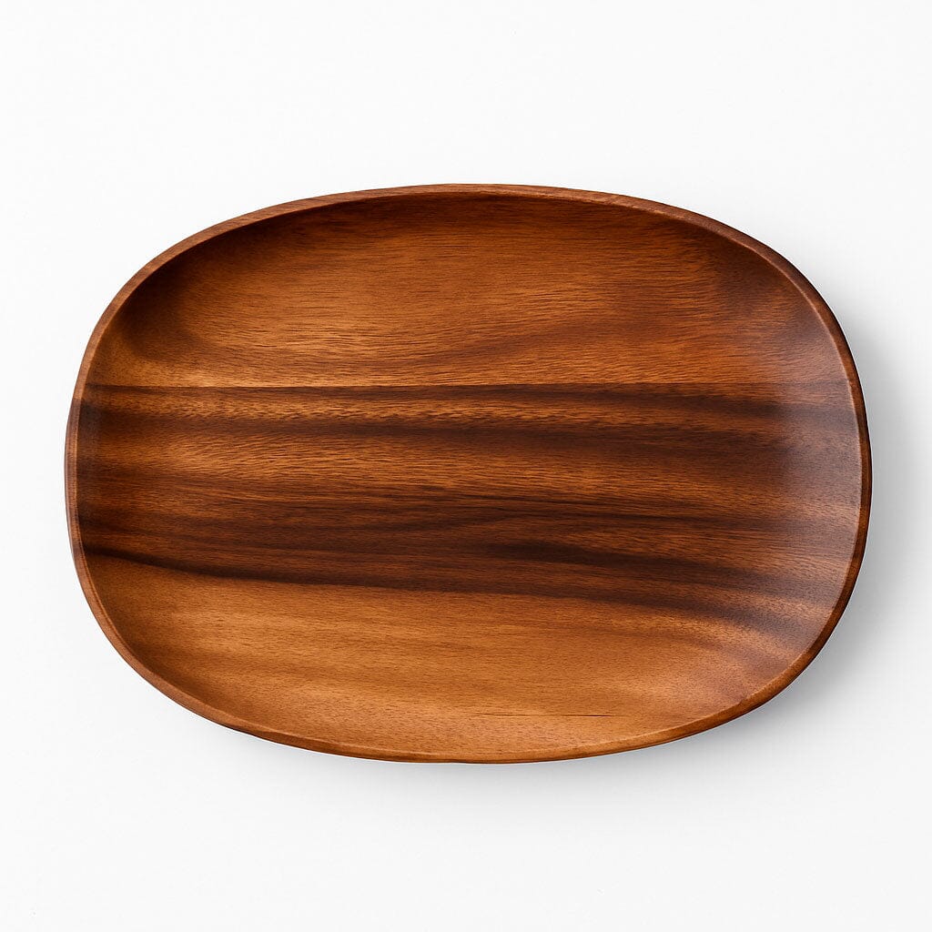 Travessa de Madeira Artesanal para Servir Travessa de Madeira Artesanal para Servir Doca 30x20cm