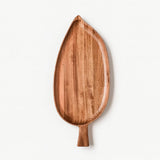 Travessa de Madeira com Cabo Folha Gourmet Travessa de Madeira com Cabo Folha Gourmet Doca Grande
