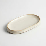 Travessa Oval de Cerâmica Rasa para Servir Travessa Oval de Cerâmica Rasa para Servir Doca GG