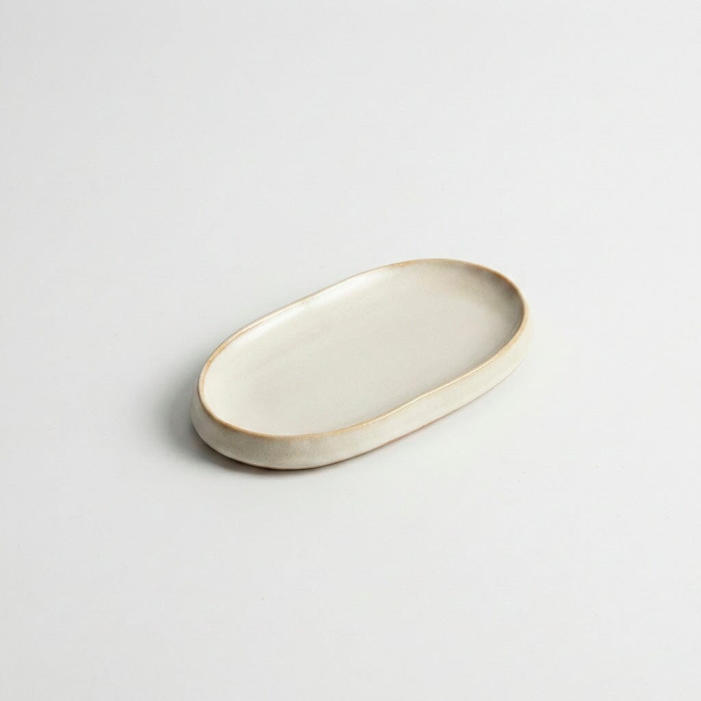 Travessa Oval de Cerâmica Rasa para Servir Travessa Oval de Cerâmica Rasa para Servir Doca M
