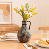 Vaso de Cerâmica Decorativo Rústico com Alça Vaso de Cerâmica Decorativo Rústico com Alça Doca