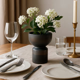 Vaso de Cerâmica em Pedestal 12,2 cm Vaso de Cerâmica em Pedestal 12,2 cm Doca