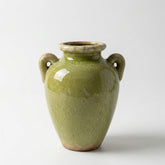 Vaso de Cerâmica Verde Rústico Vaso de Cerâmica Verde Rústico Doca