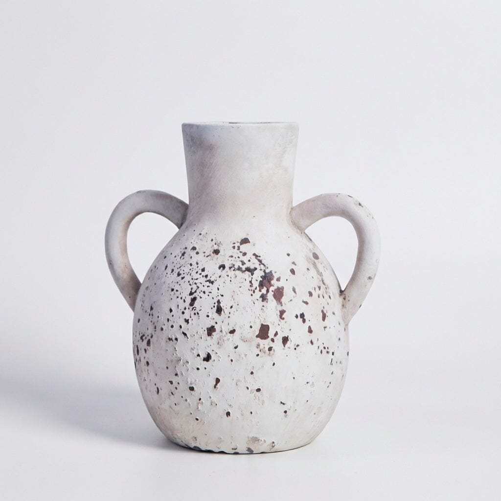 Vaso Decorativo Ânfora Wabi-sabi em Cerâmica Rústica com Alças Vaso Decorativo Ânfora Wabi-sabi em Cerâmica Rústica com Alças Doca