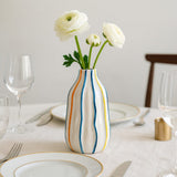 Vaso Decorativo de Cerâmica com Pintura Colorida para Centro de Mesa Vaso Decorativo de Cerâmica com Pintura Colorida para Centro de Mesa Doca