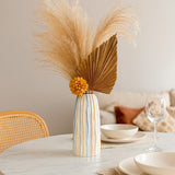 Vaso Decorativo de Cerâmica com Pintura Colorida para Centro de Mesa Vaso Decorativo de Cerâmica com Pintura Colorida para Centro de Mesa Doca