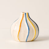 Vaso Decorativo de Cerâmica com Pintura Colorida para Centro de Mesa Vaso Decorativo de Cerâmica com Pintura Colorida para Centro de Mesa Doca Pequeno