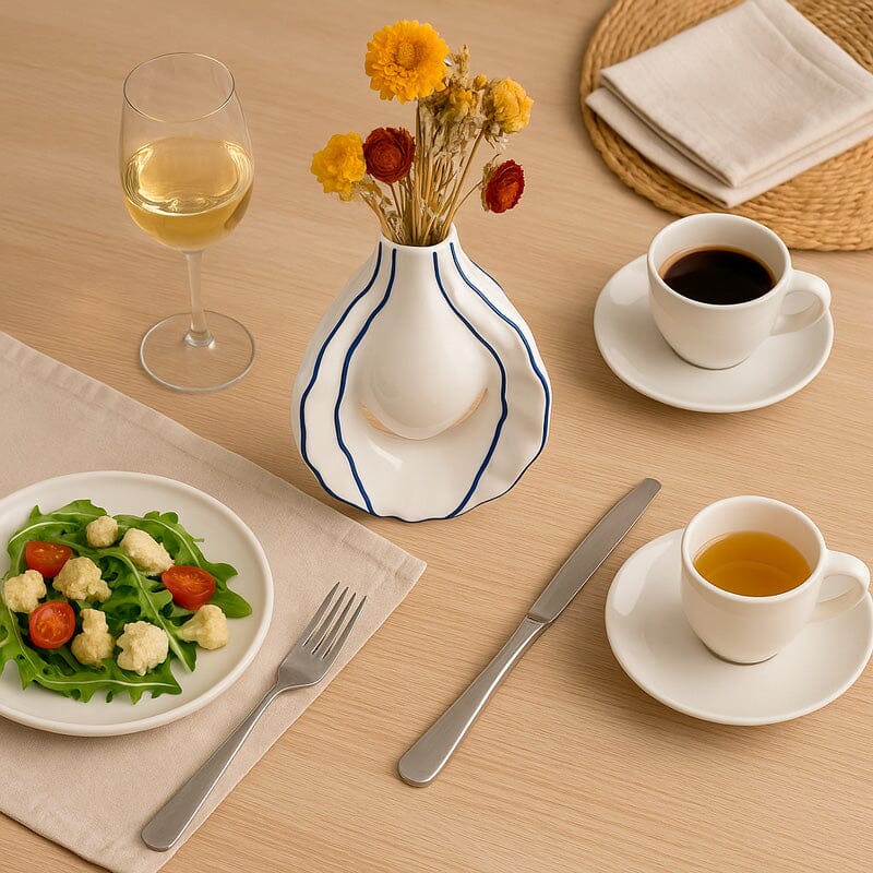 Vaso Decorativo de Cerâmica Formato Orgânico Vaso Decorativo de Cerâmica Formato Orgânico Doca