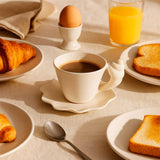 Xícara de Cerâmica Fosca com Estilo Escandinavo Xícara de Cerâmica Fosca com Estilo Escandinavo Doca