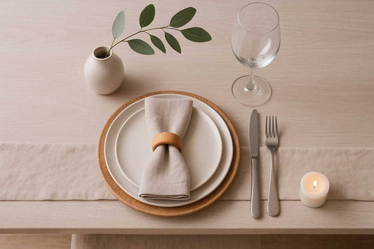 Decoração minimalista para mesa posta: como transformar o simples em sofisticado