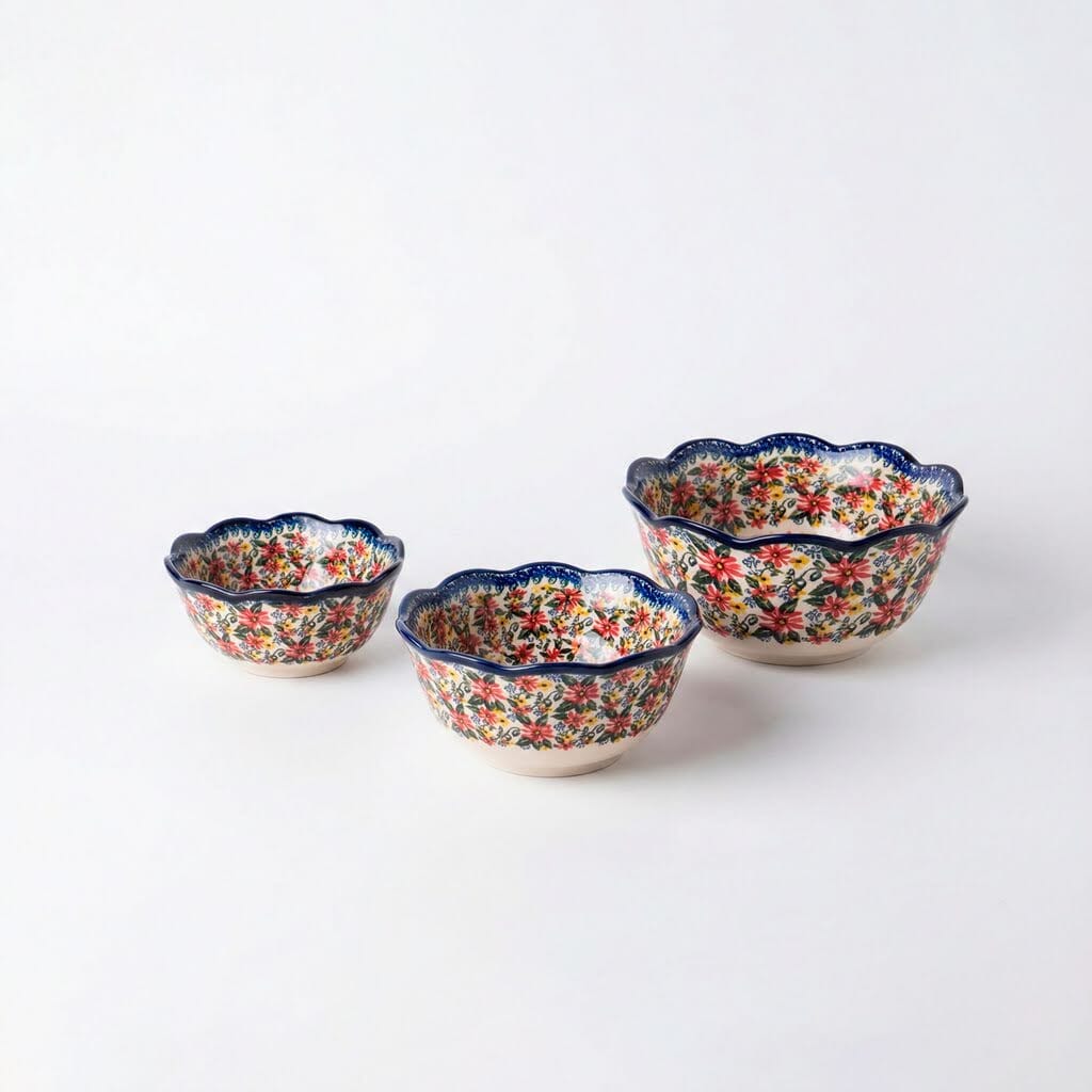 Tigela de Cerâmica Pintada à Mão Redonda para Servir Tigela de Cerâmica Pintada à Mão Redonda para Servir Doca 