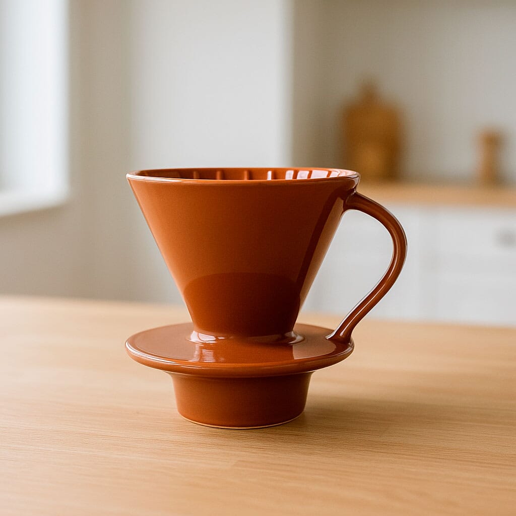 Cafeteira Manual de Cerâmica com Rechaud a Vela Cafeteira Manual de Cerâmica com Rechaud a Vela Doca 