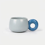 Caneca de Cerâmica com Alça Circular Caneca de Cerâmica com Alça Circular Doca Azul 