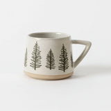 Caneca Natalina de Cerâmica 300ml Estampas Festivas Caneca Natalina de Cerâmica 300ml Estampas Festivas Doca Pinheiro 300ml 