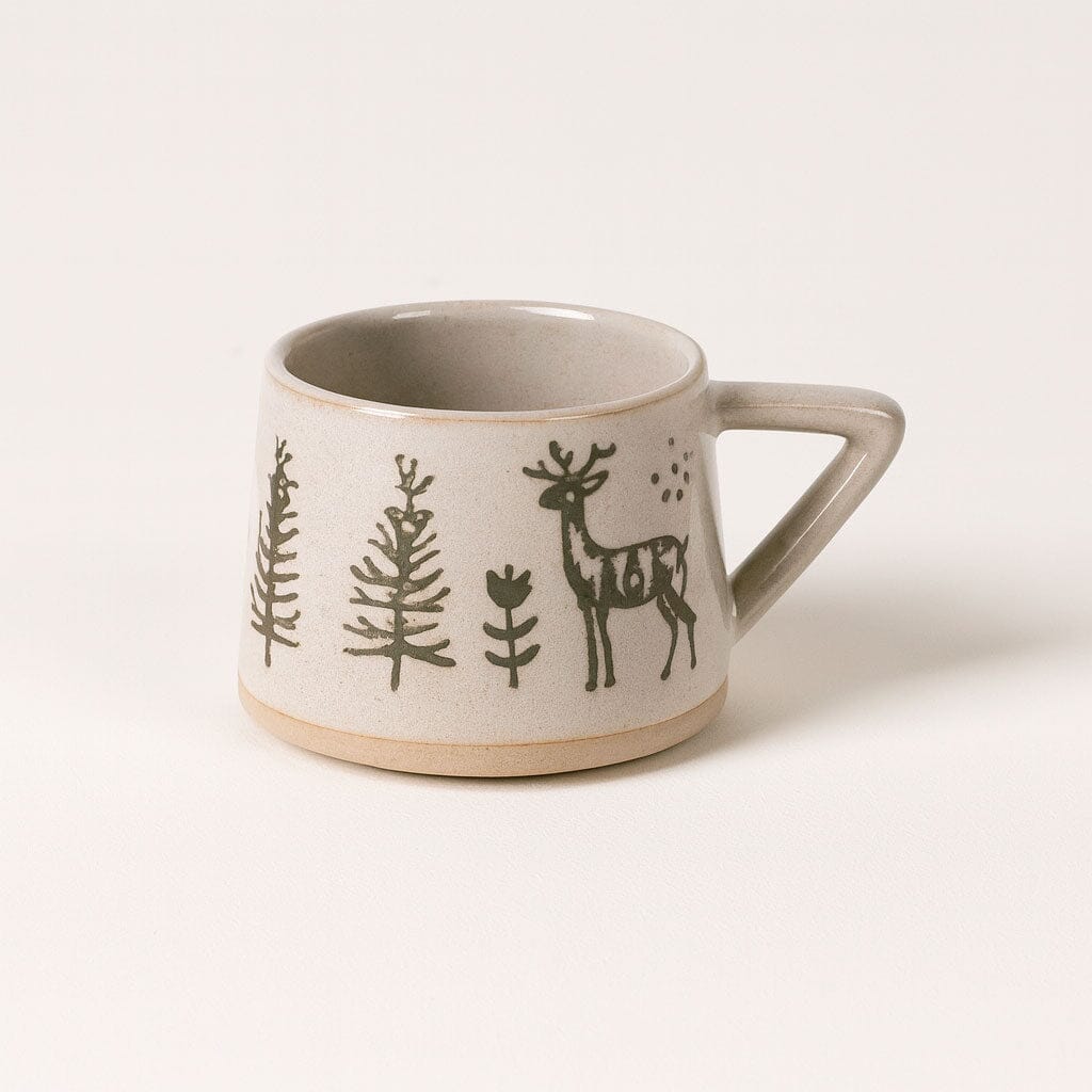 Caneca Natalina de Cerâmica 300ml Estampas Festivas Caneca Natalina de Cerâmica 300ml Estampas Festivas Doca Rena 300ml 