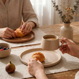 Conjunto Caneca de Cerâmica com Pires Conjunto Caneca de Cerâmica com Pires Doca 