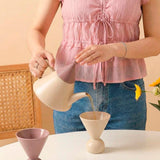 Jogo de Chá em Porcelana Design Geométrico Moderno Jogo de Chá em Porcelana Design Geométrico Moderno Doca 