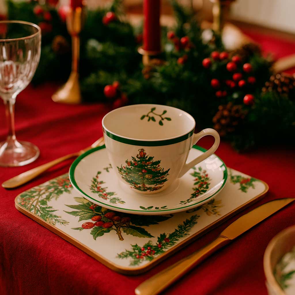 Louça Natalina de Cerâmica Árvore de Natal Louça Natalina de Cerâmica Árvore de Natal Doca 