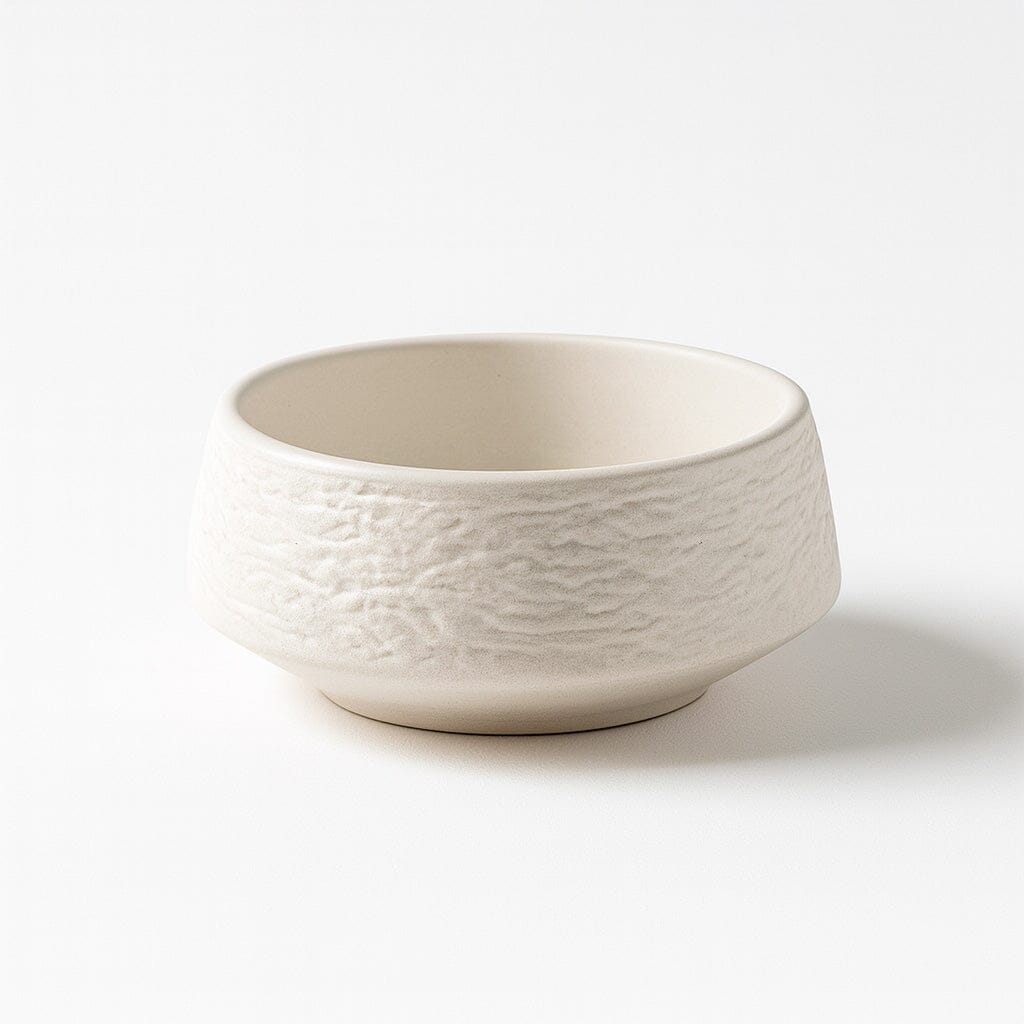 Tigela de Cerâmica com Textura de Pedra 350ml Tigela de Cerâmica com Textura de Pedra 350ml Doca Branca 