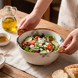 Travessa de Cerâmica Floral com Alças Laterais Travessa de Cerâmica Floral com Alças Laterais Doca 