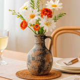 Vaso de Cerâmica Decorativo Rústico com Alça Vaso de Cerâmica Decorativo Rústico com Alça Doca 