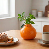 Vaso de Cerâmica em Formato de Laranja para Decoração Vaso de Cerâmica em Formato de Laranja para Decoração Doca 