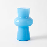 Vaso de Vidro Decorativo Minimalista 20cm Vaso de Vidro Decorativo Minimalista 20cm Doca Azul 