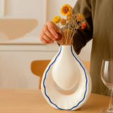 Vaso Decorativo de Cerâmica Formato Orgânico Vaso Decorativo de Cerâmica Formato Orgânico Doca 