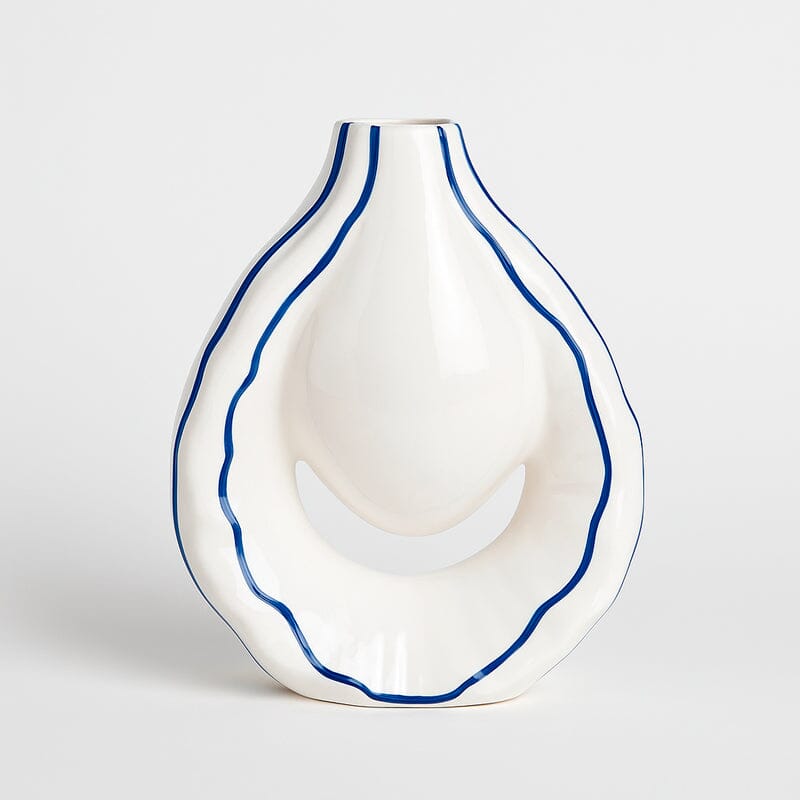 Vaso Decorativo de Cerâmica Formato Orgânico Vaso Decorativo de Cerâmica Formato Orgânico Doca 